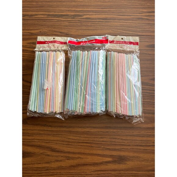 Everyday Living and Goodcook plastic straws NWT - Picture 1 of 4